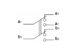 Электрическая схема коммутации кнопок ПК3-1, ПК4-1