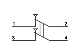 Схема коммутации 2Д701