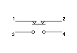Схема коммутации Д301, Д303, Д711