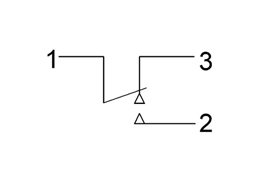 Электрическая схема коммутации микропереключателей МП