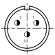 Схема контактов разъема Q18 3 pin