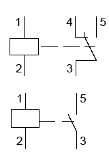 Схема электрическая принципиальная реле РЭК 43