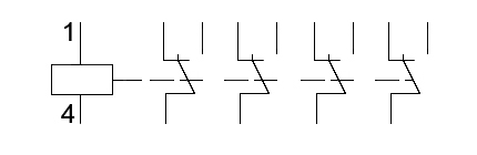 Схема электрическая принципиальная реле РЭН-18