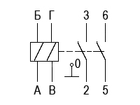 Схема электрическая принципиальная реле РЭС43