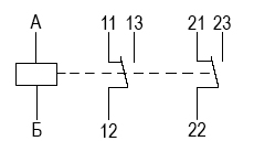 Схема электрическая принципиальная реле РЭС52