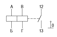 Схема электрическая принципиальная реле РЭС81