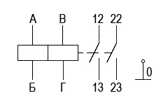 Схема электрическая принципиальная реле РЭС82