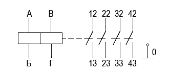Схема электрическая принципиальная реле РЭС83