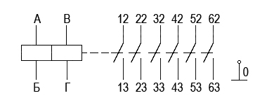 Схема электрическая принципиальная реле РЭС84