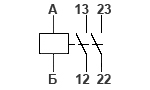 Схема электрическая принципиальная реле РГК15