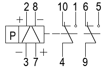 Схема электрическая принципиальная реле РПС20