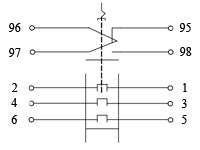 Схема электрическая принципиальная реле тепловое РТЛ