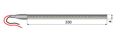 Размеры светодиодной ленты 27 LED