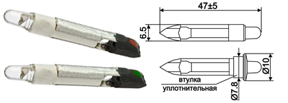 Размеры вольтажных светодиодов КИПД52
